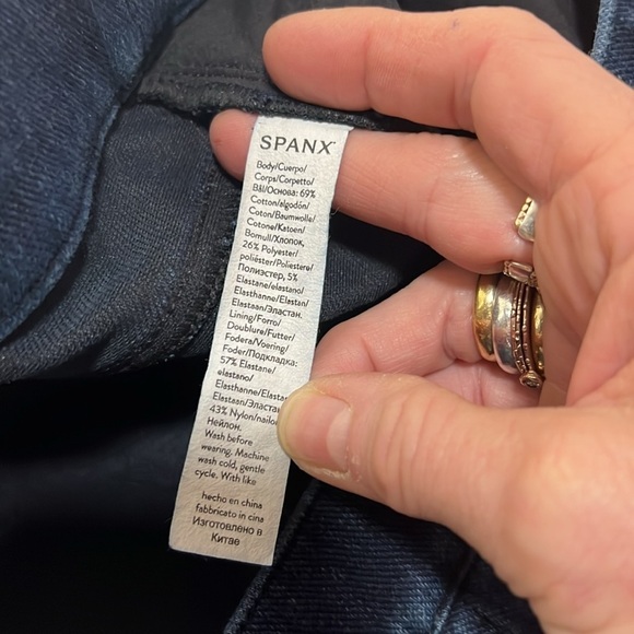 Spanx Blue Jean-ish Ankle Legging with Tummy Support Size XL - Picture 15 of 16